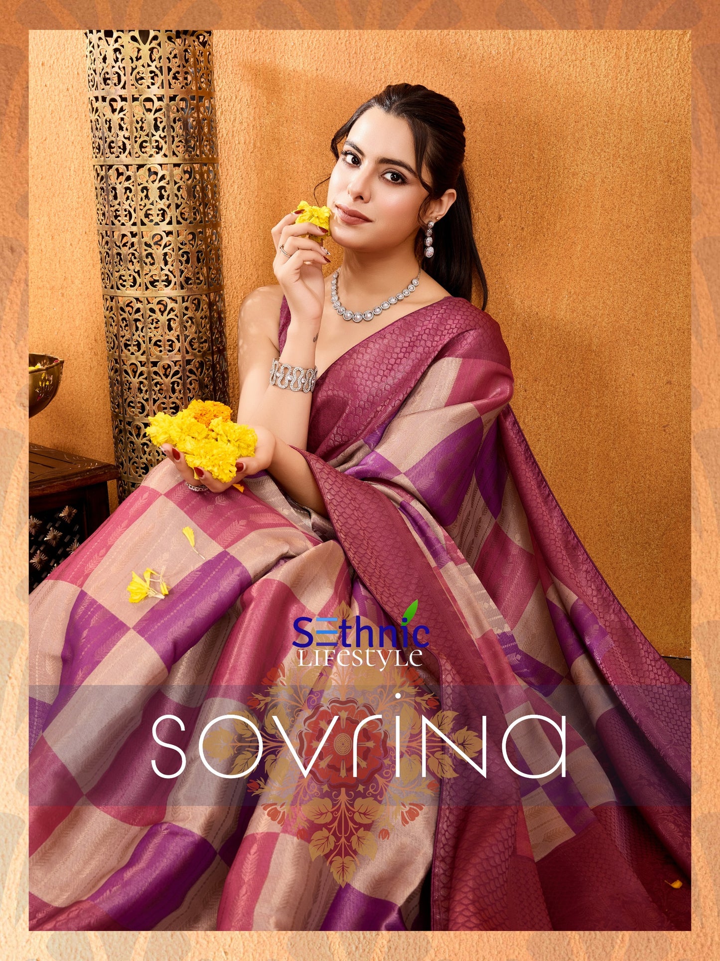 65003 Sovrina Sethnic Triple Weave Sarees