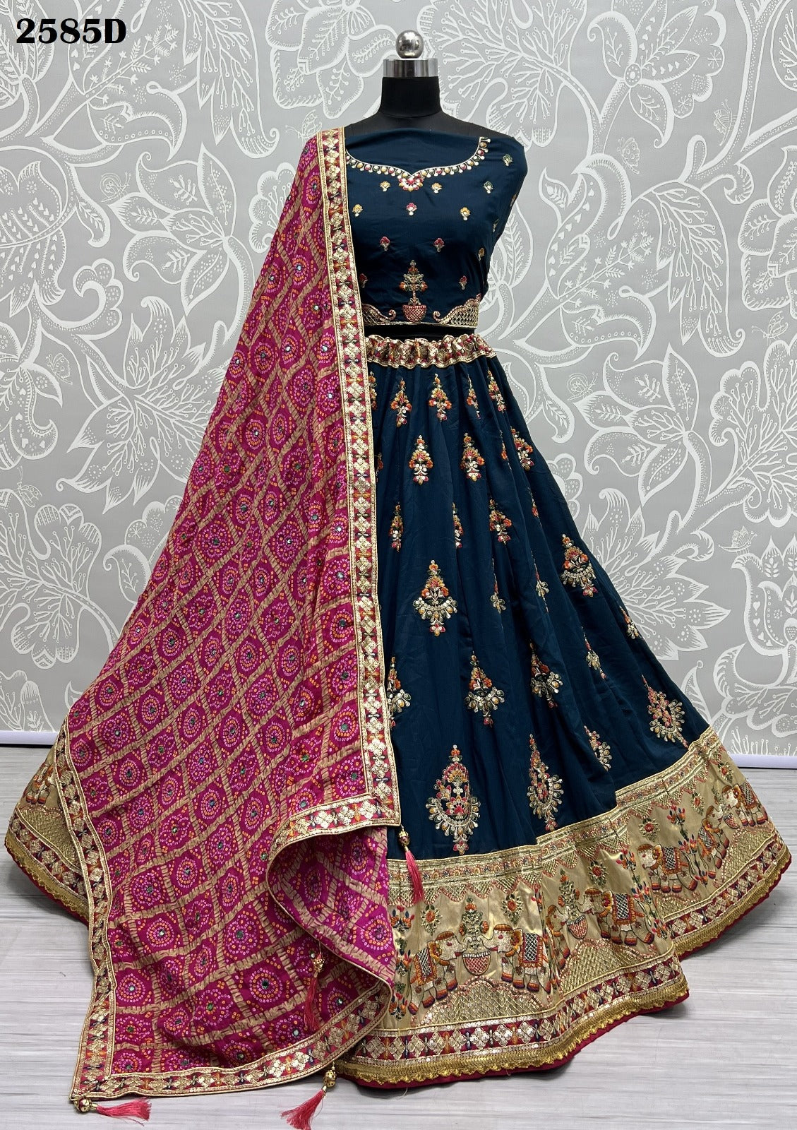 2585D Anjani Art Lehenga Choli