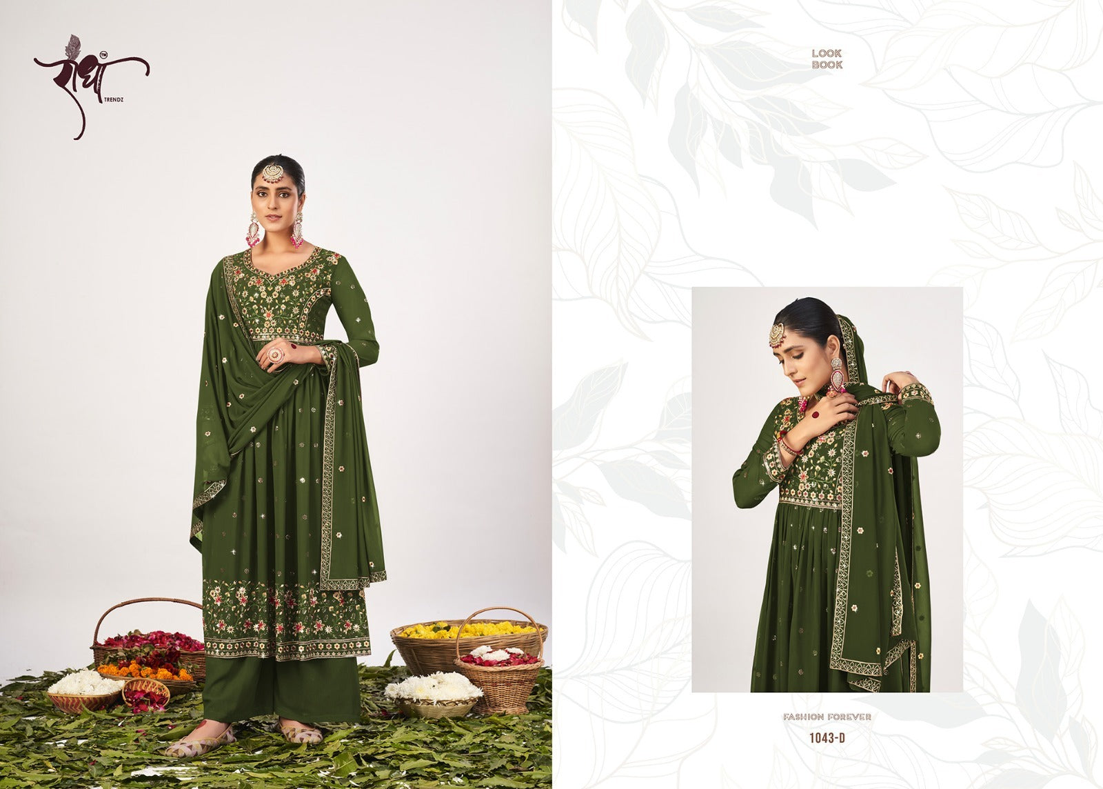 1043D Nayra Vol 2 Radha Unstitched Suits