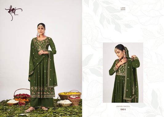 1043D Nayra Vol 2 Radha Unstitched Suits