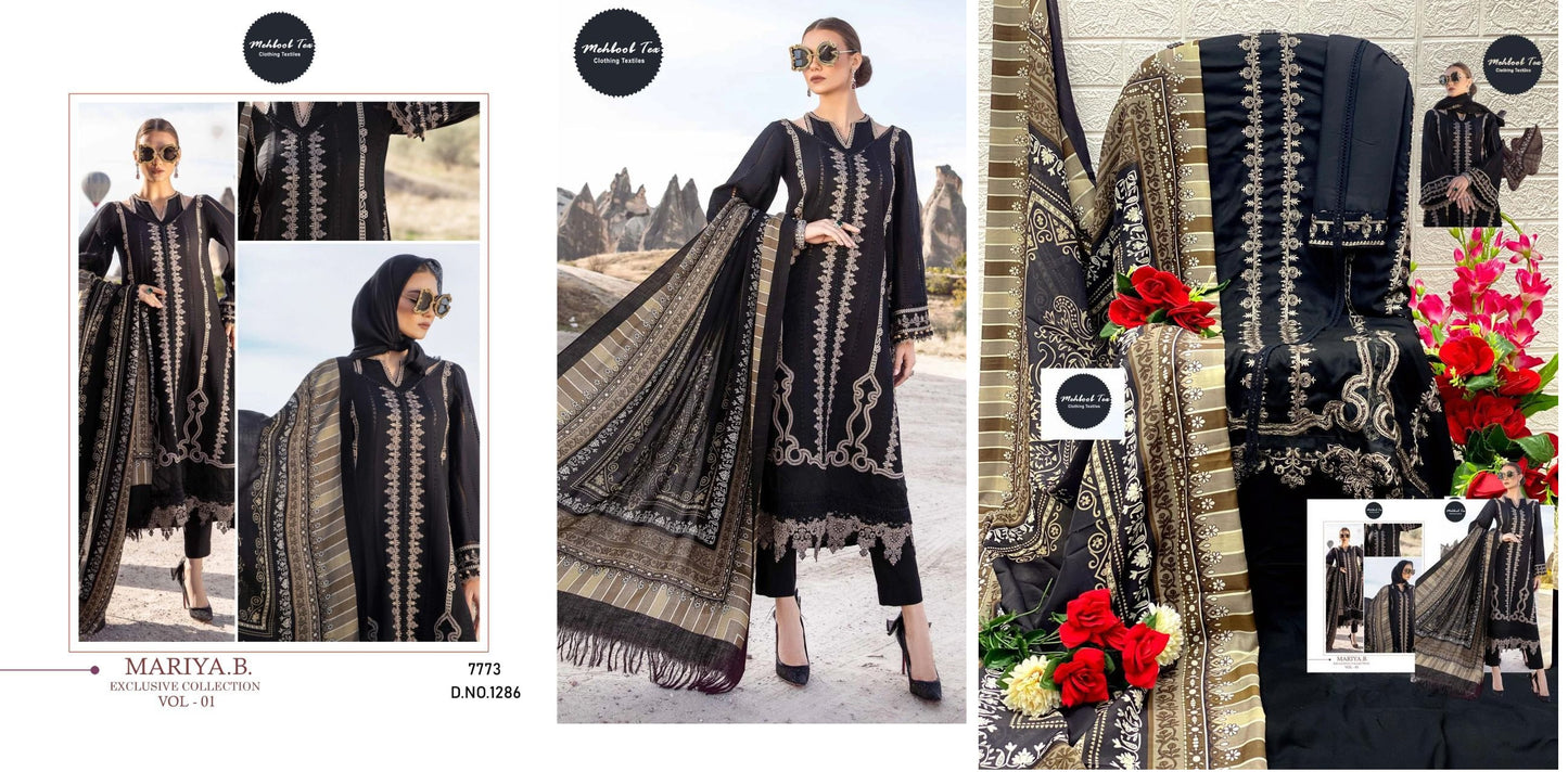 1286 Mehboob Tex Pakistani Salwar Suits
