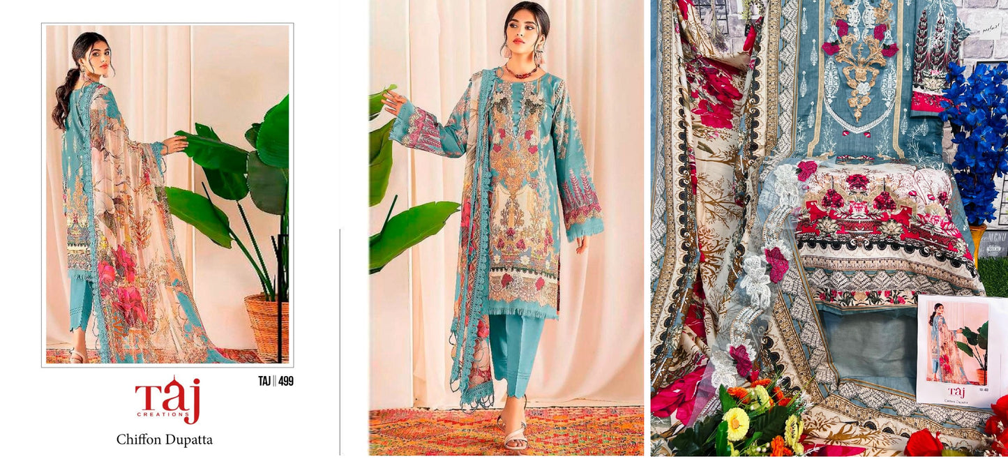 499 Taj Creations Pakistani Salwar Suits