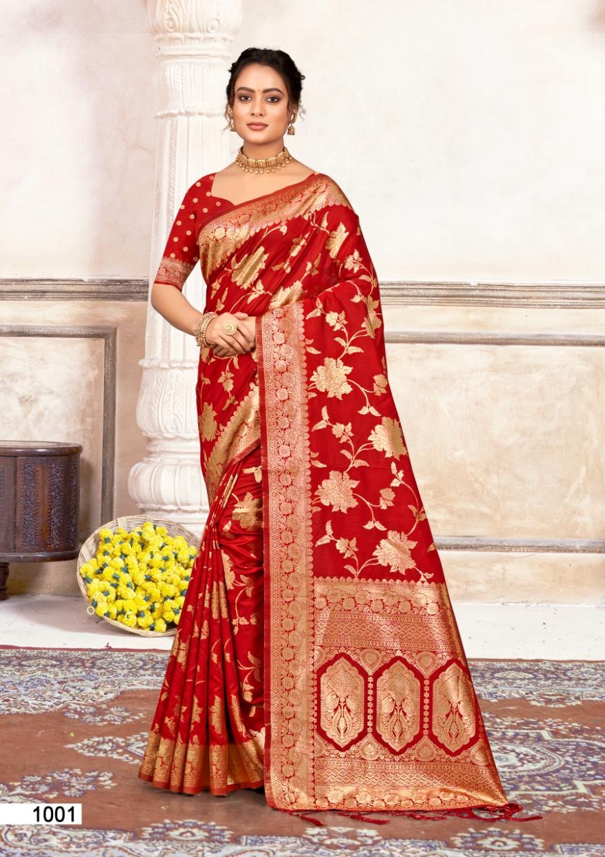 1001 Plazzo Silk Vol 7 Bunawat Sarees