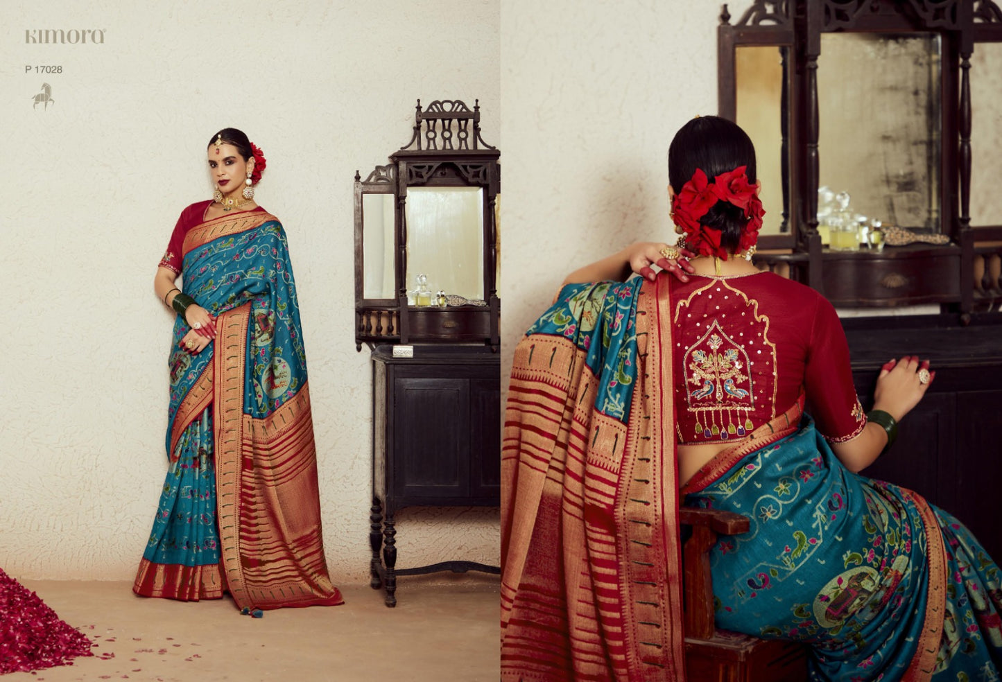 17028 Meera Vol 14 Kimora Sarees
