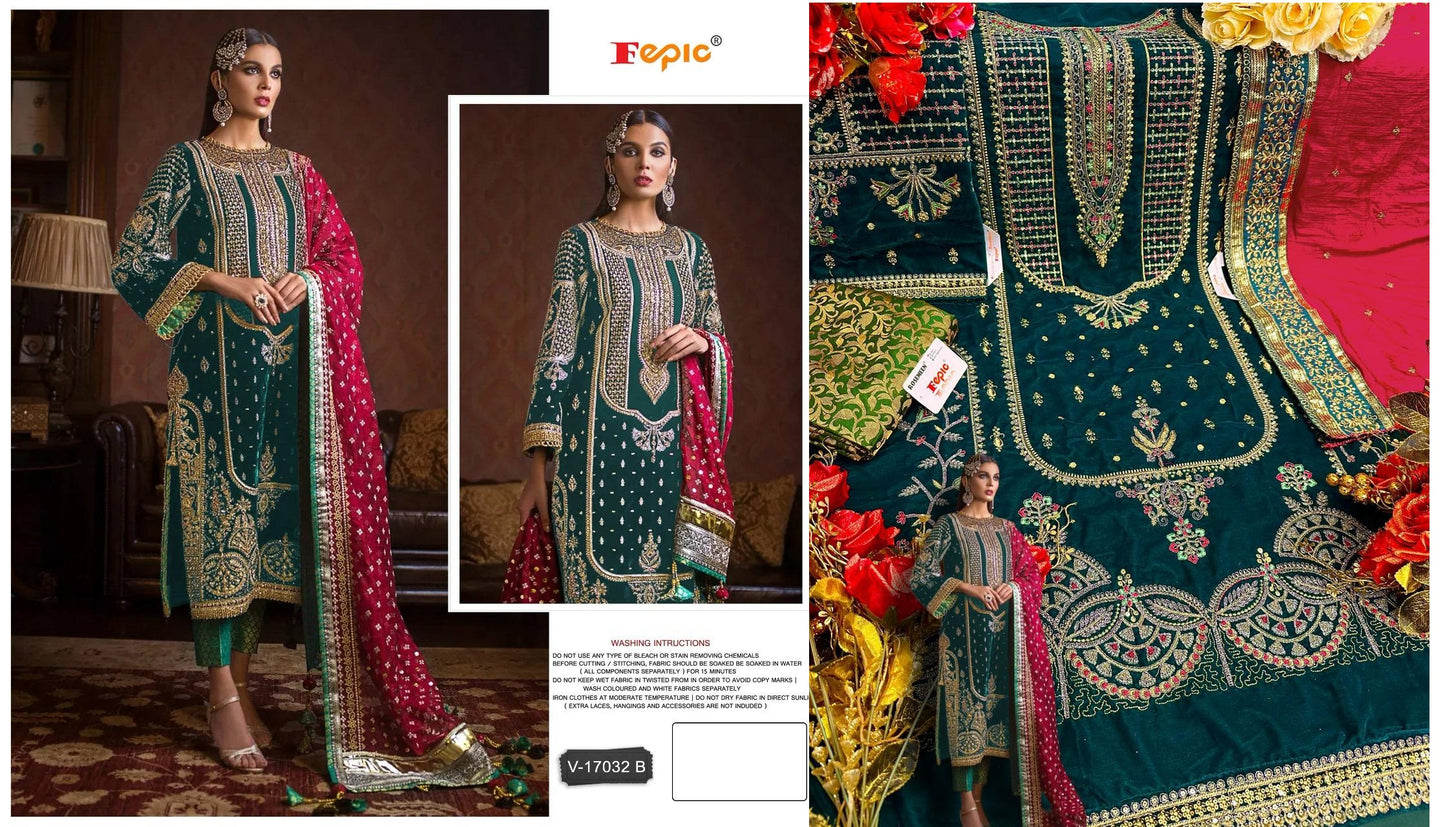 V-17032B Fepic Pakistani Salwar Suits