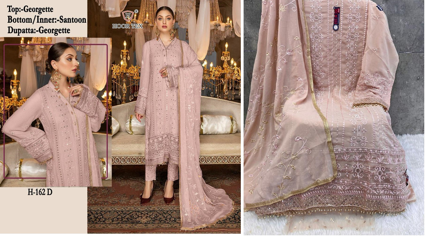 162D Hoor Tex Pakistani Salwar Suits