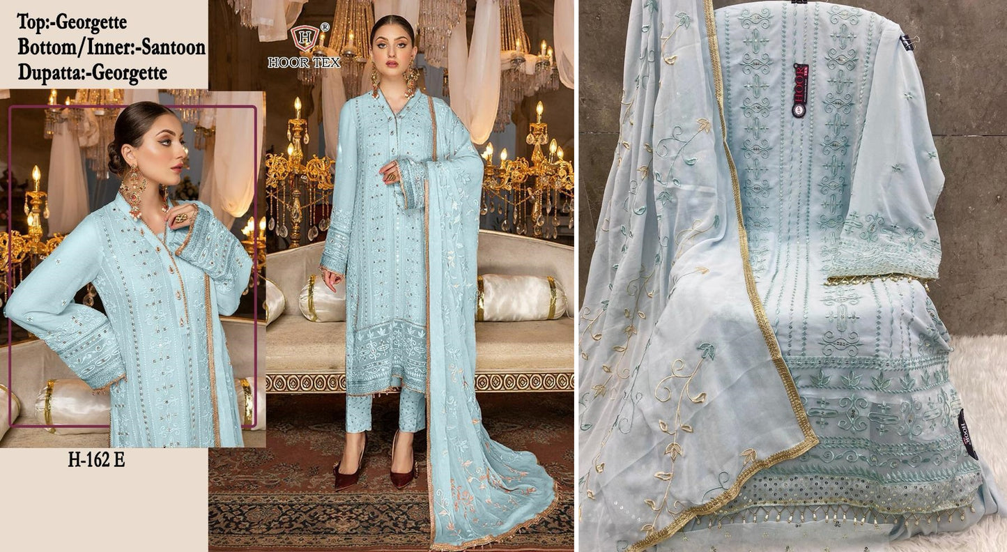 162E Hoor Tex Pakistani Salwar Suits
