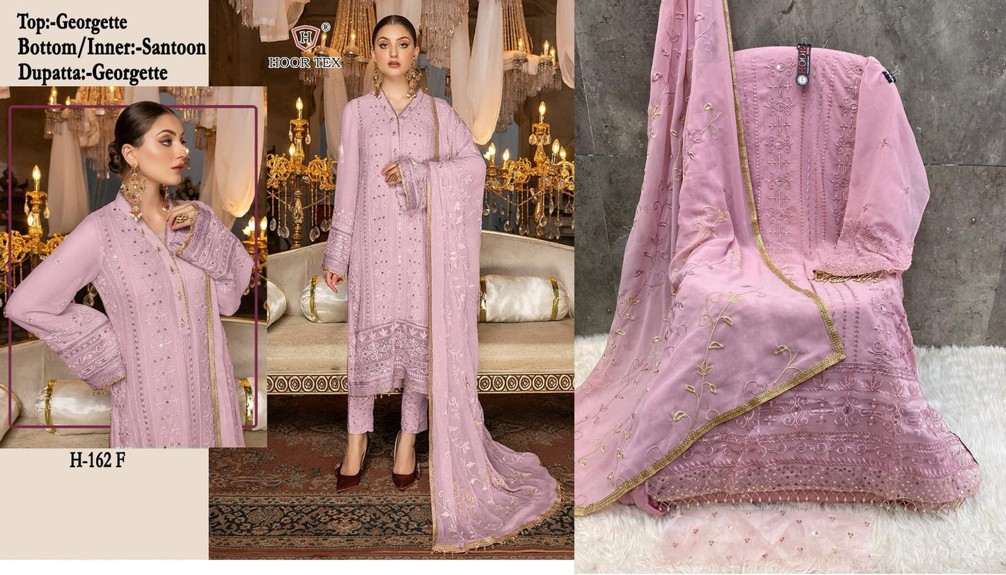 162F Hoor Tex Pakistani Salwar Suits