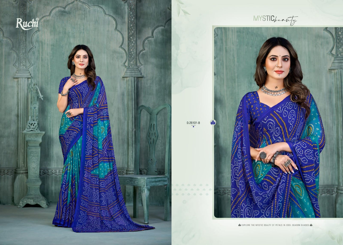 26101-B Star Chiffon Ruchi Sarees