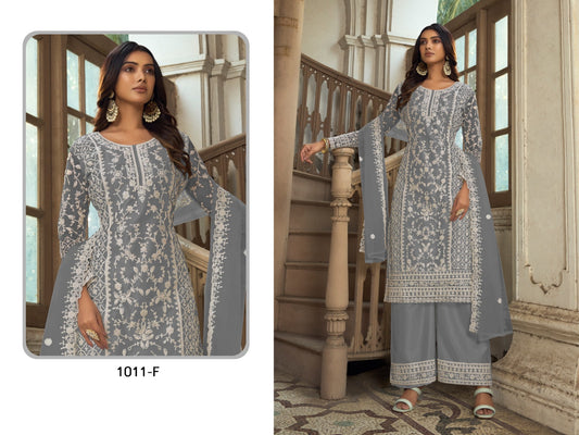 1011 F Khwaab Sabah Unstitched Suits