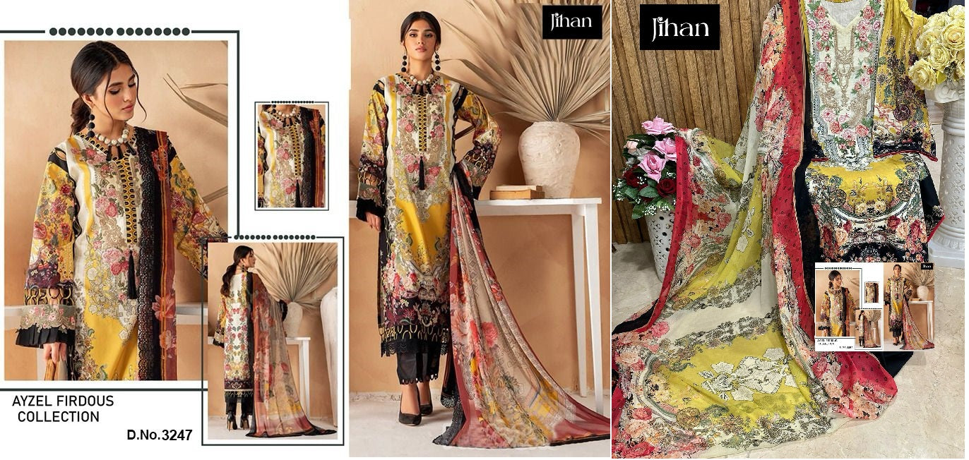 3247 Jihan Pakistani Salwar Suits