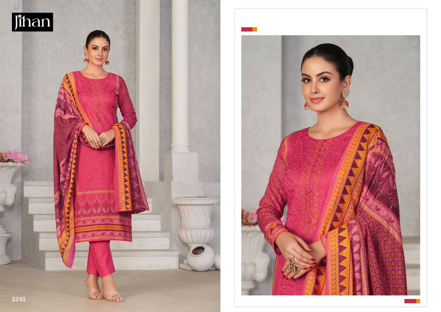 3345 Jihan Pakistani Salwar Suits