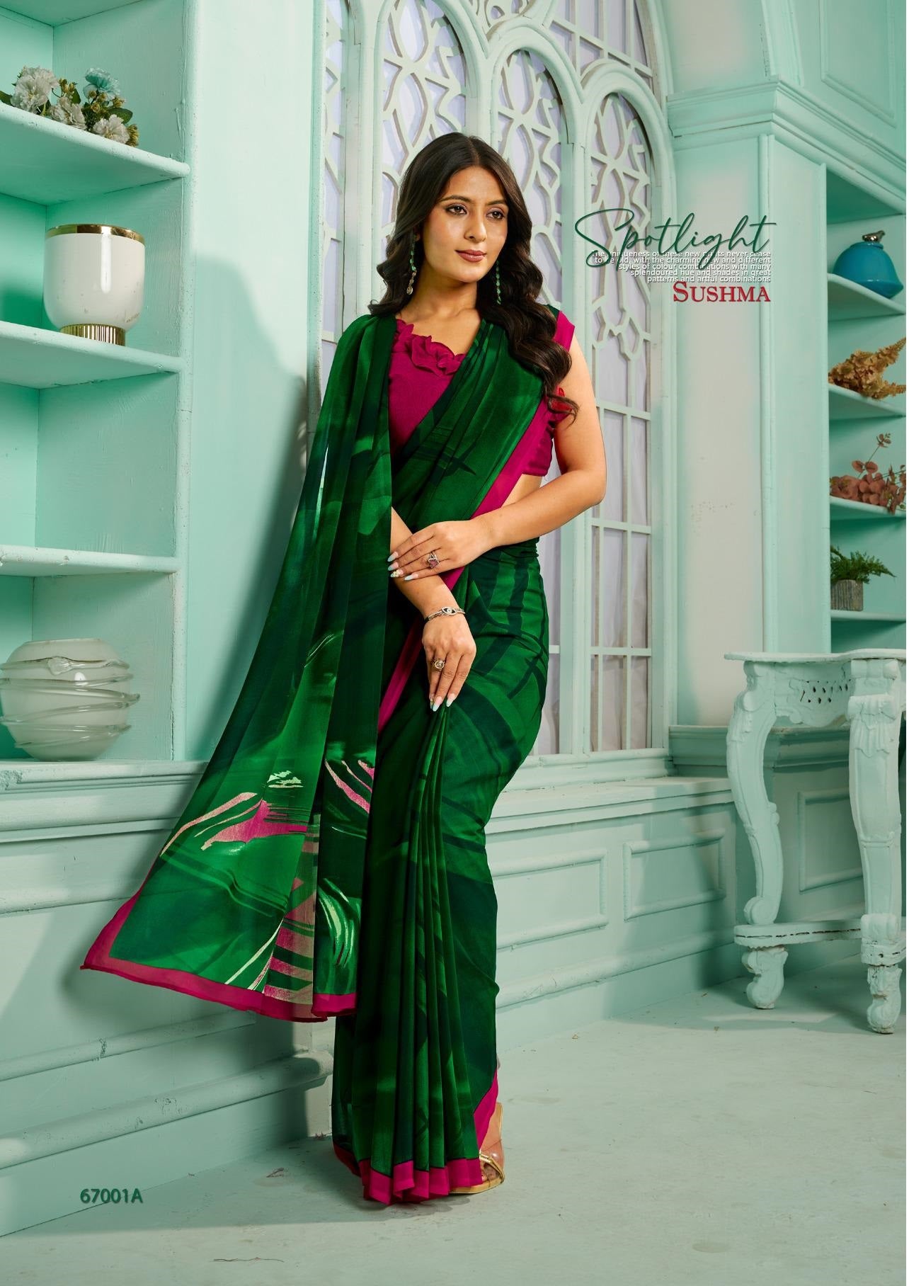 67001A Flourish Sushma Georgette Sarees