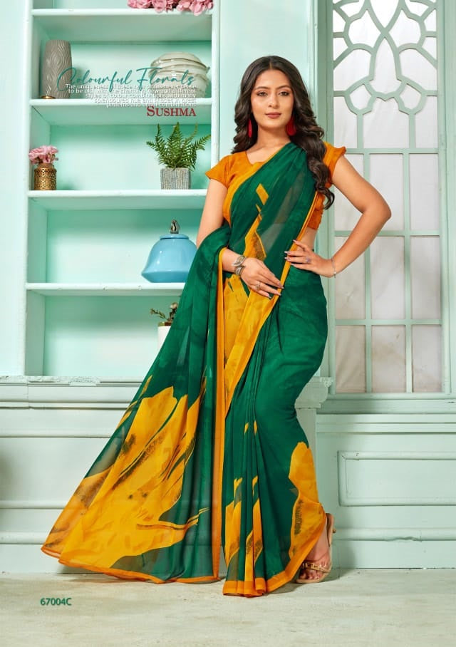 67004C Flourish Sushma Georgette Sarees