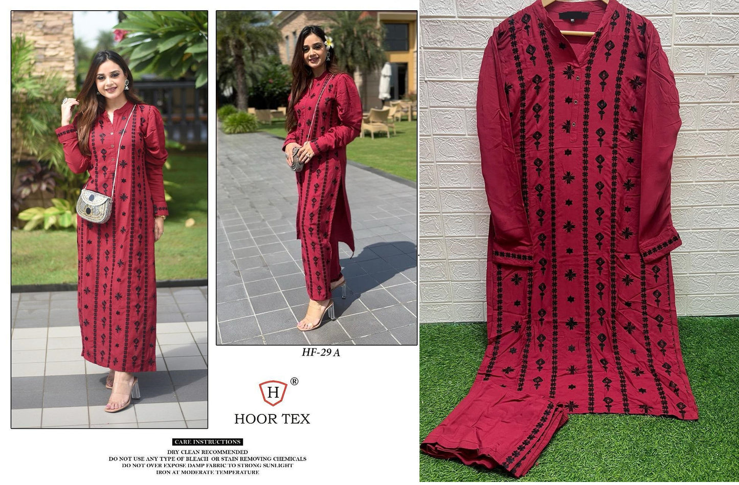 21A Hoor Tex Kurti Pant Set