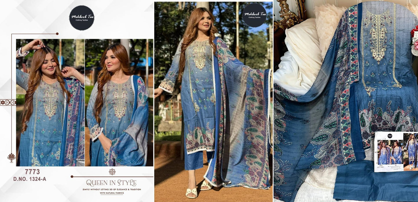 1324A Mehboob Tex Pakistani Salwar Suits