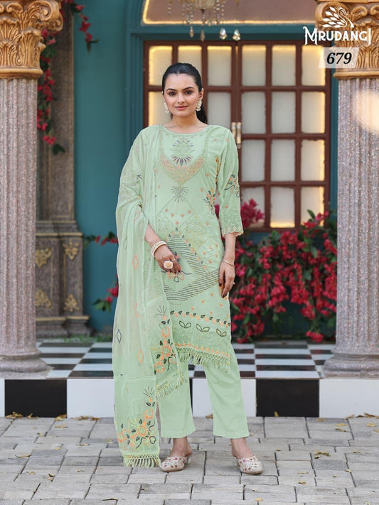 679 Prachi Mrudangi Georgette Readymade Suits