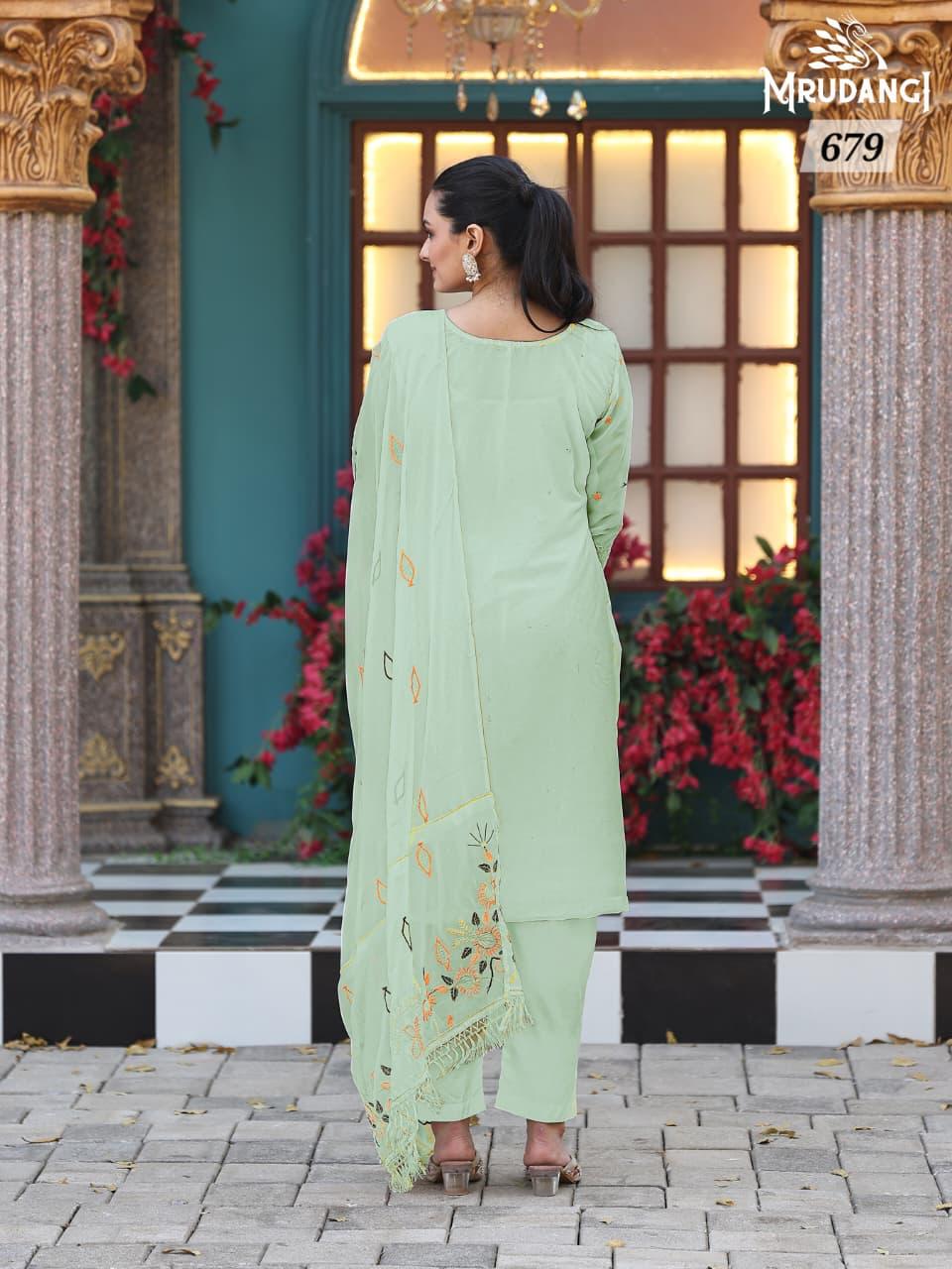 679 Prachi Mrudangi Georgette Readymade Suits