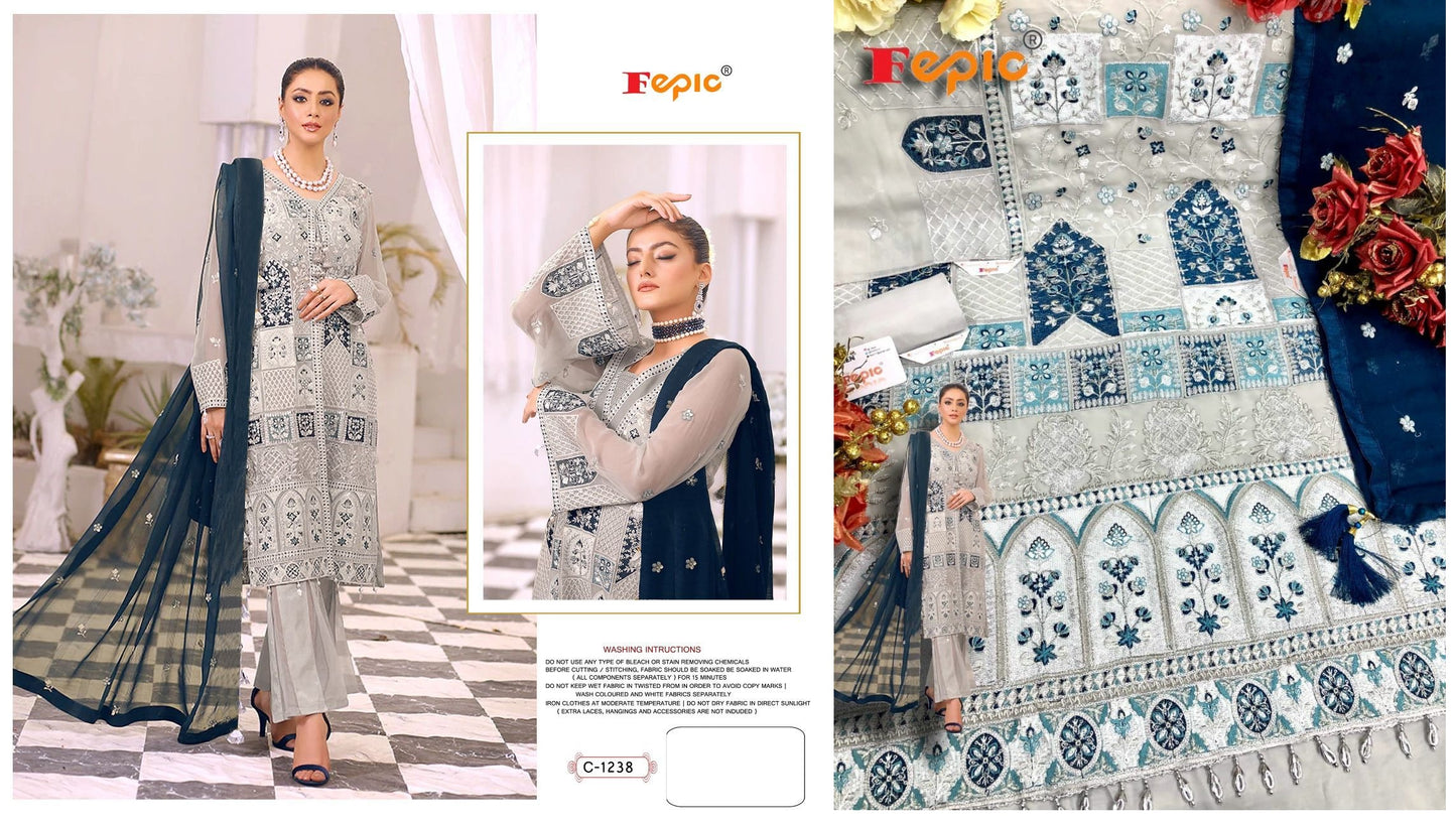 C-1238 Rosemeen Fepic Pakistani Salwar Suits