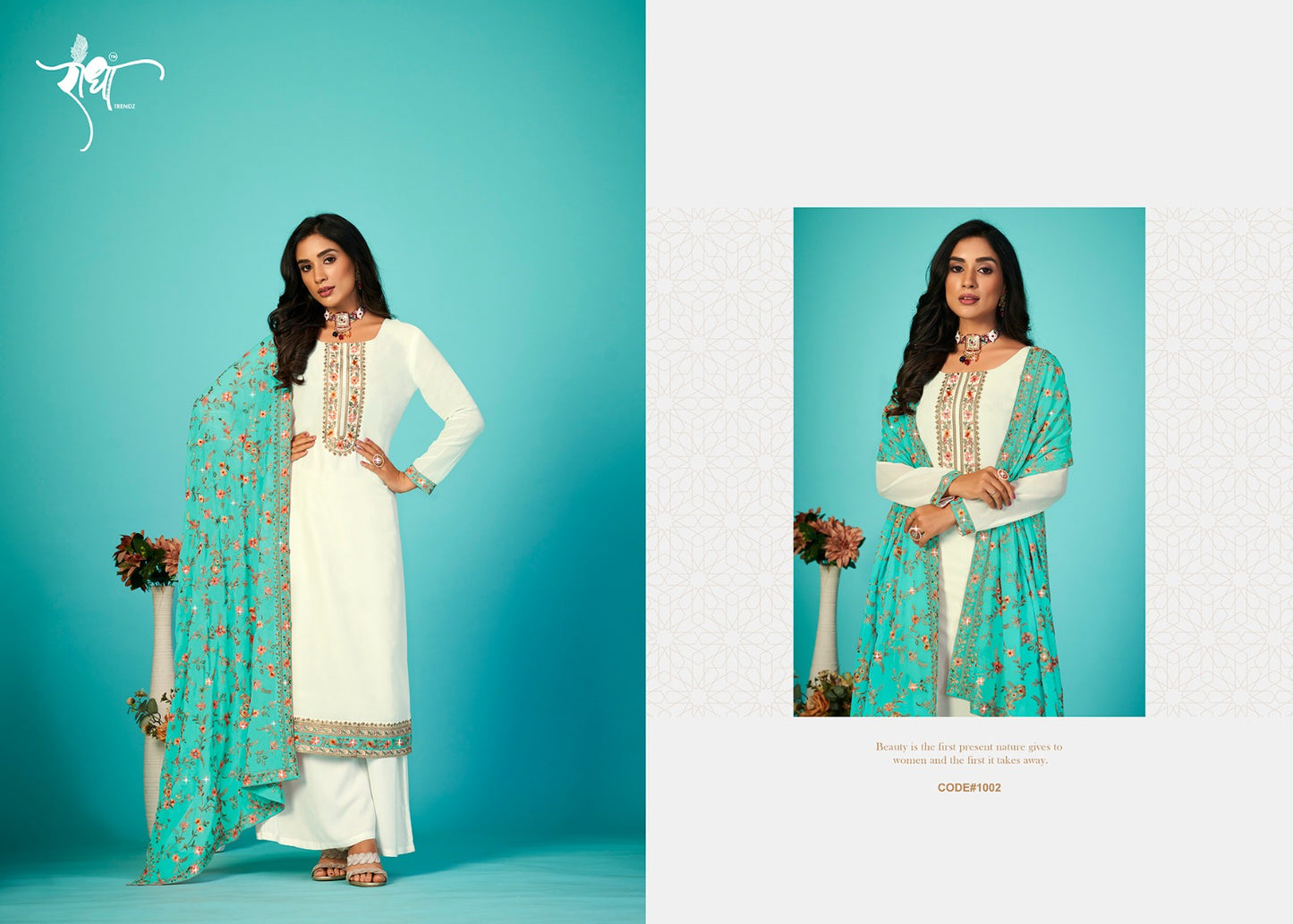 1092 Sajni Radha Unstitched Suits