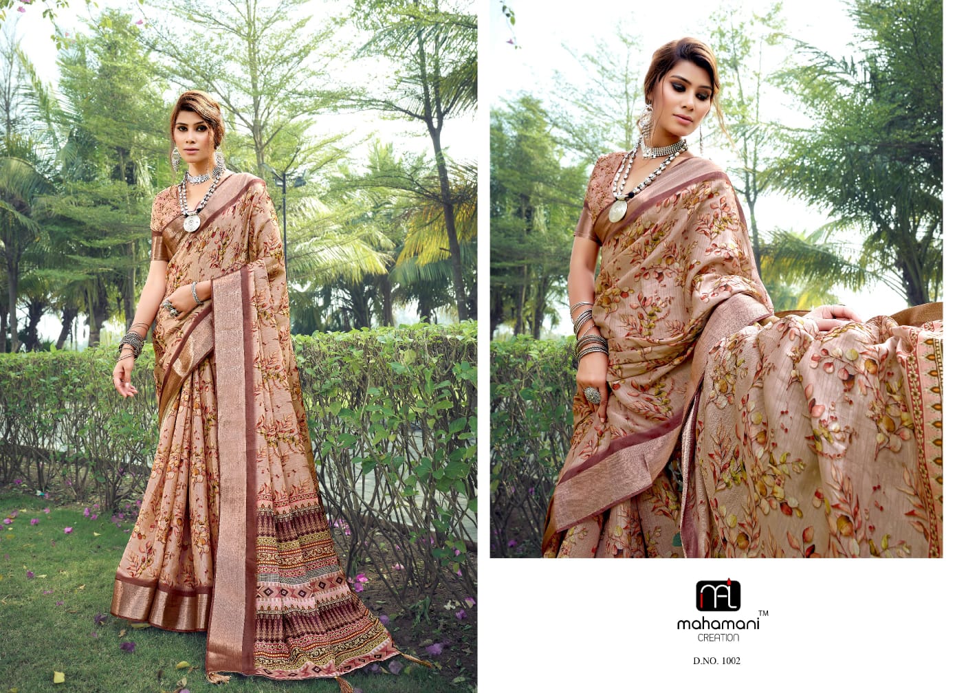 1002 Nancy Mahamani Creation Sarees