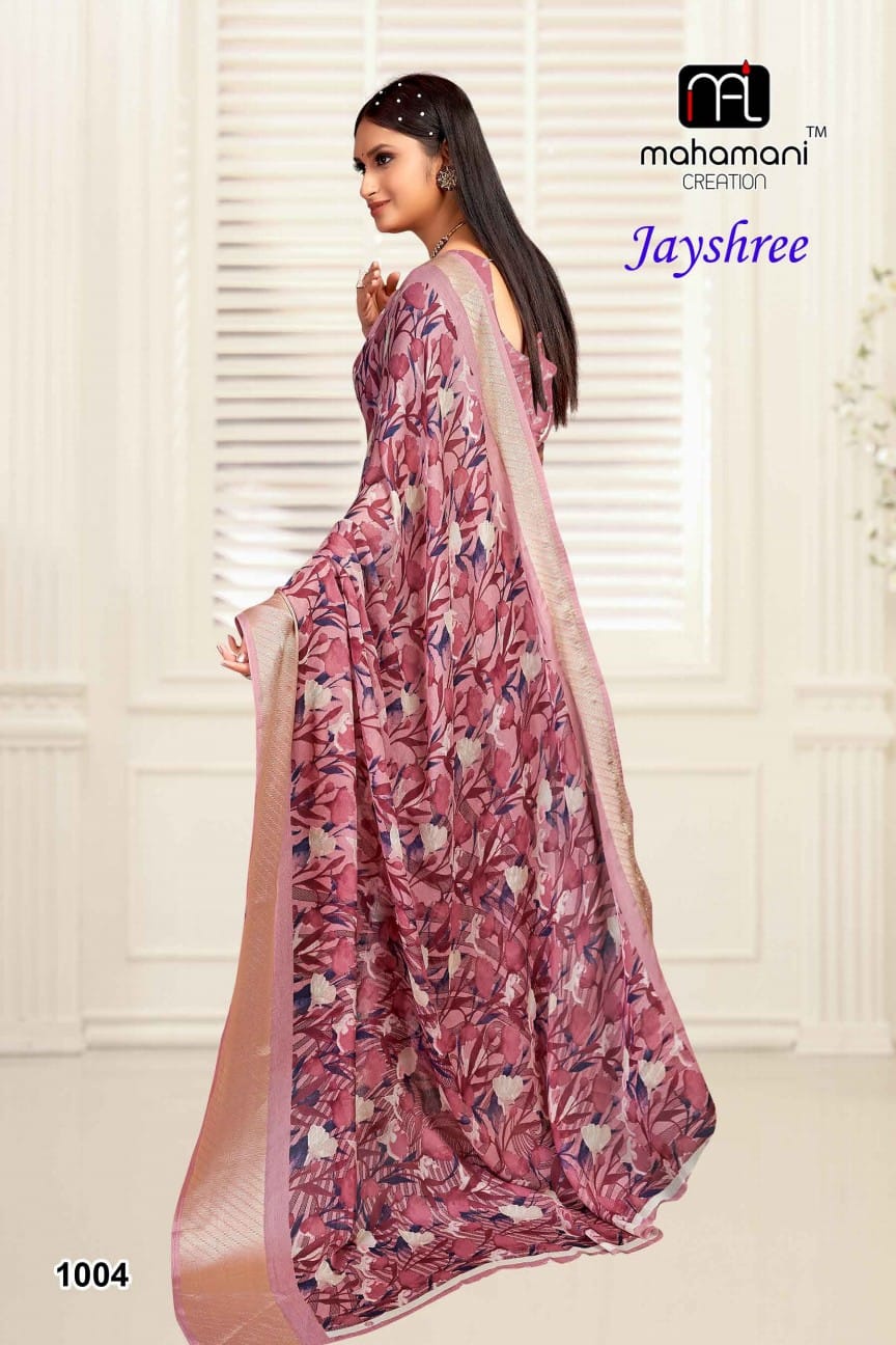 1004 Jayshree Mahamani Creation Sarees