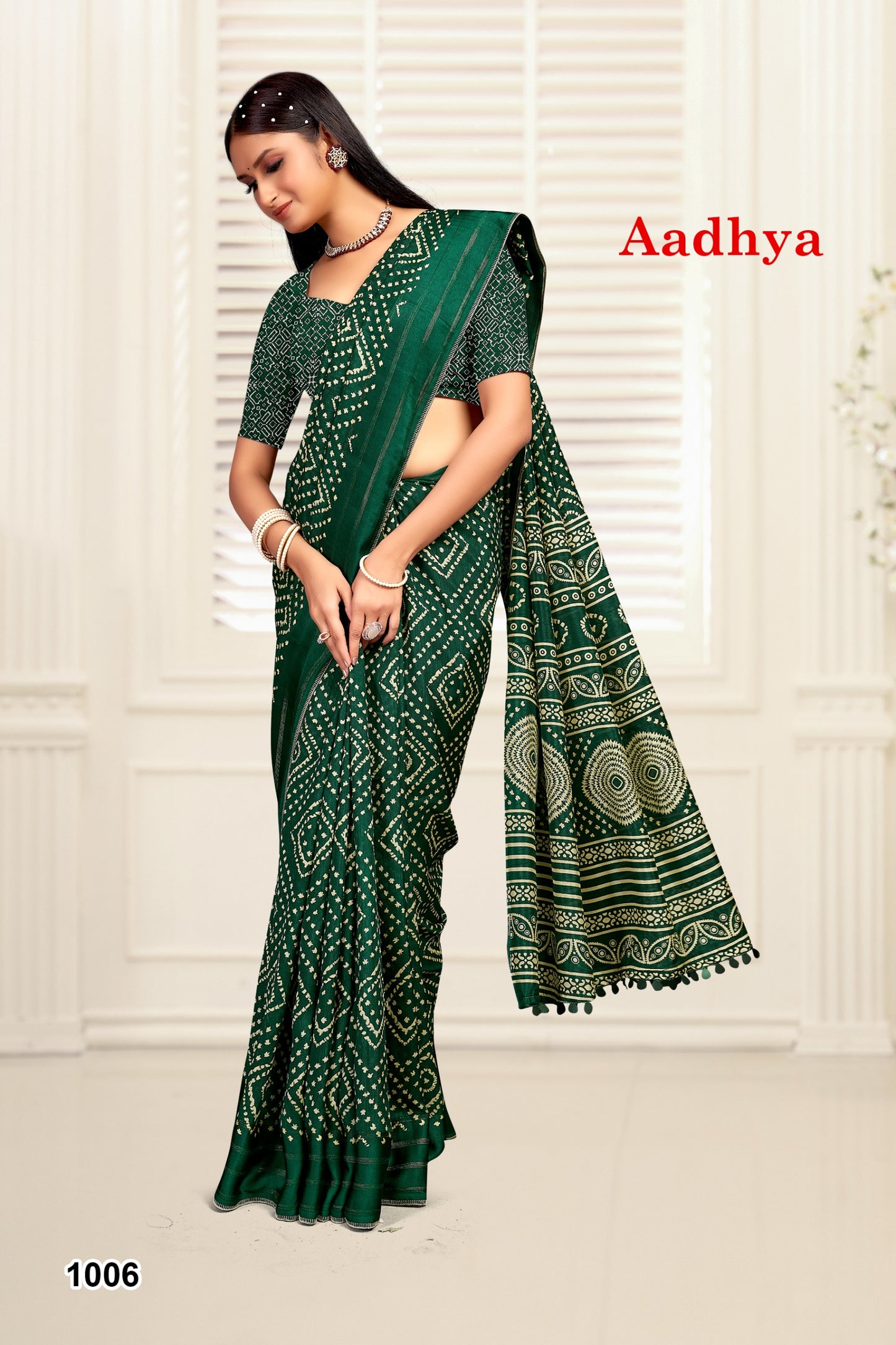 1006 Aadhya Mahamani Creation Sarees