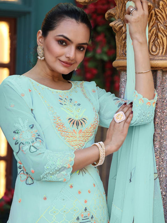 682 Prachi Mrudangi Georgette Readymade Suits