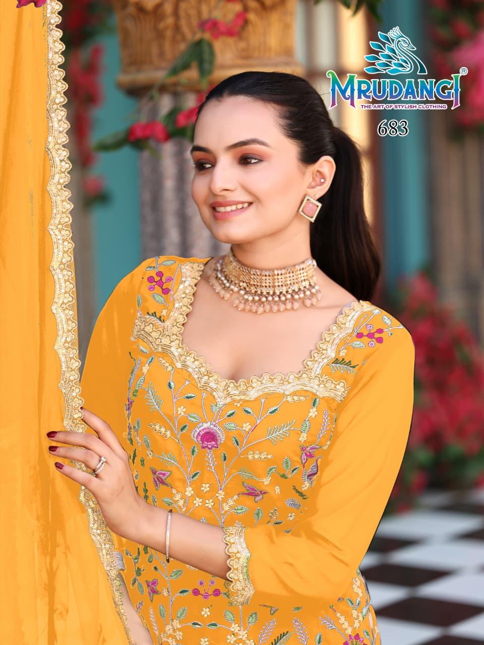 683 Prisha Vol 2 Mrudangi Georgette Readymade Suits