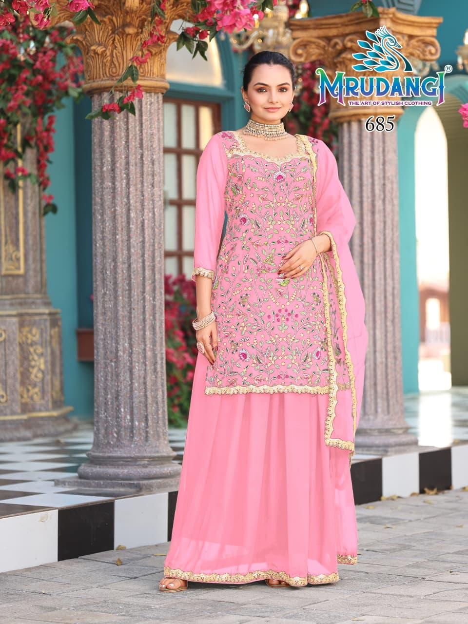 685 Prisha Vol 2 Mrudangi Georgette Readymade Suits
