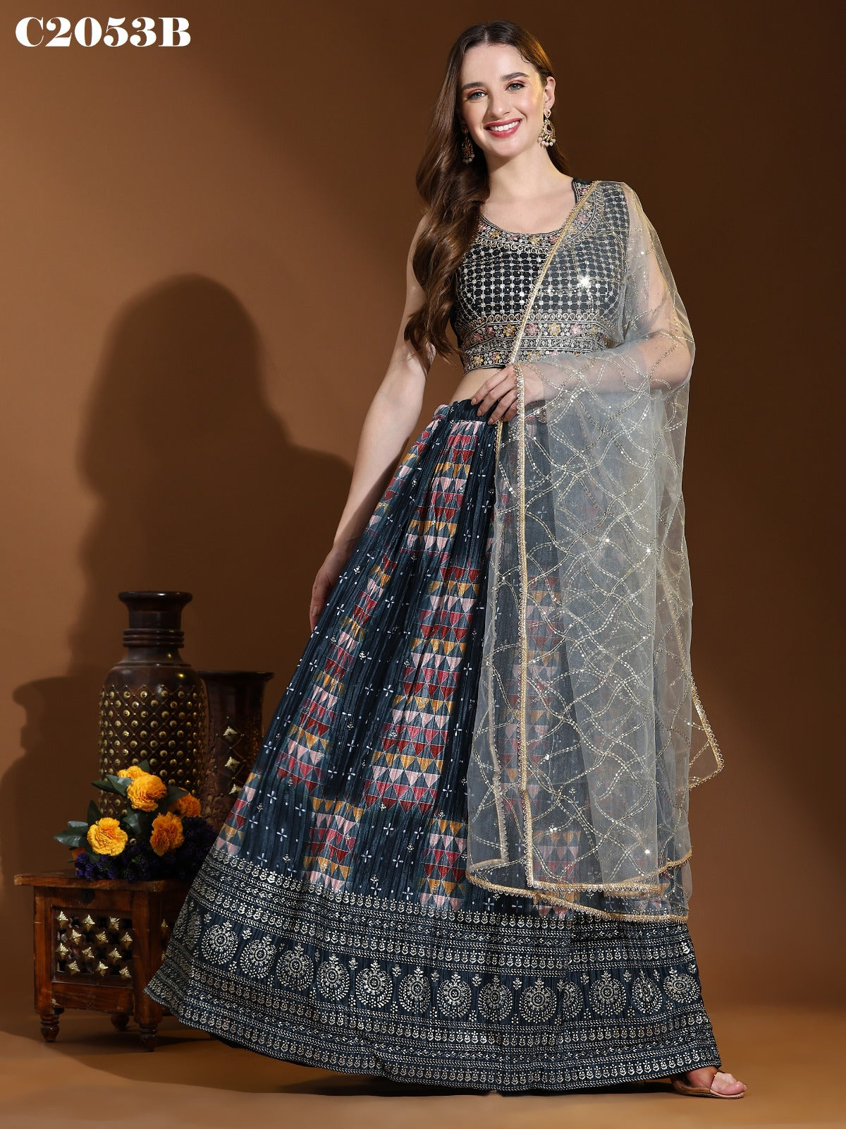 C2053B Amoha Readymade Lehenga Choli