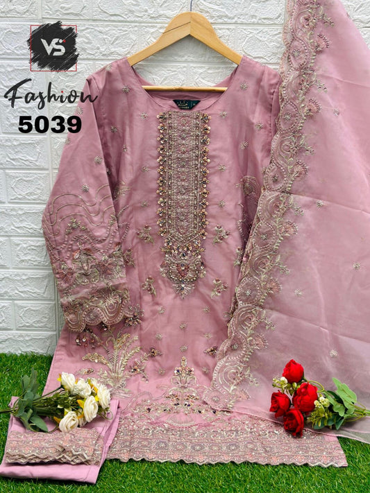 5039 Pink Vs Fashion Pakistani Readymade Suits
