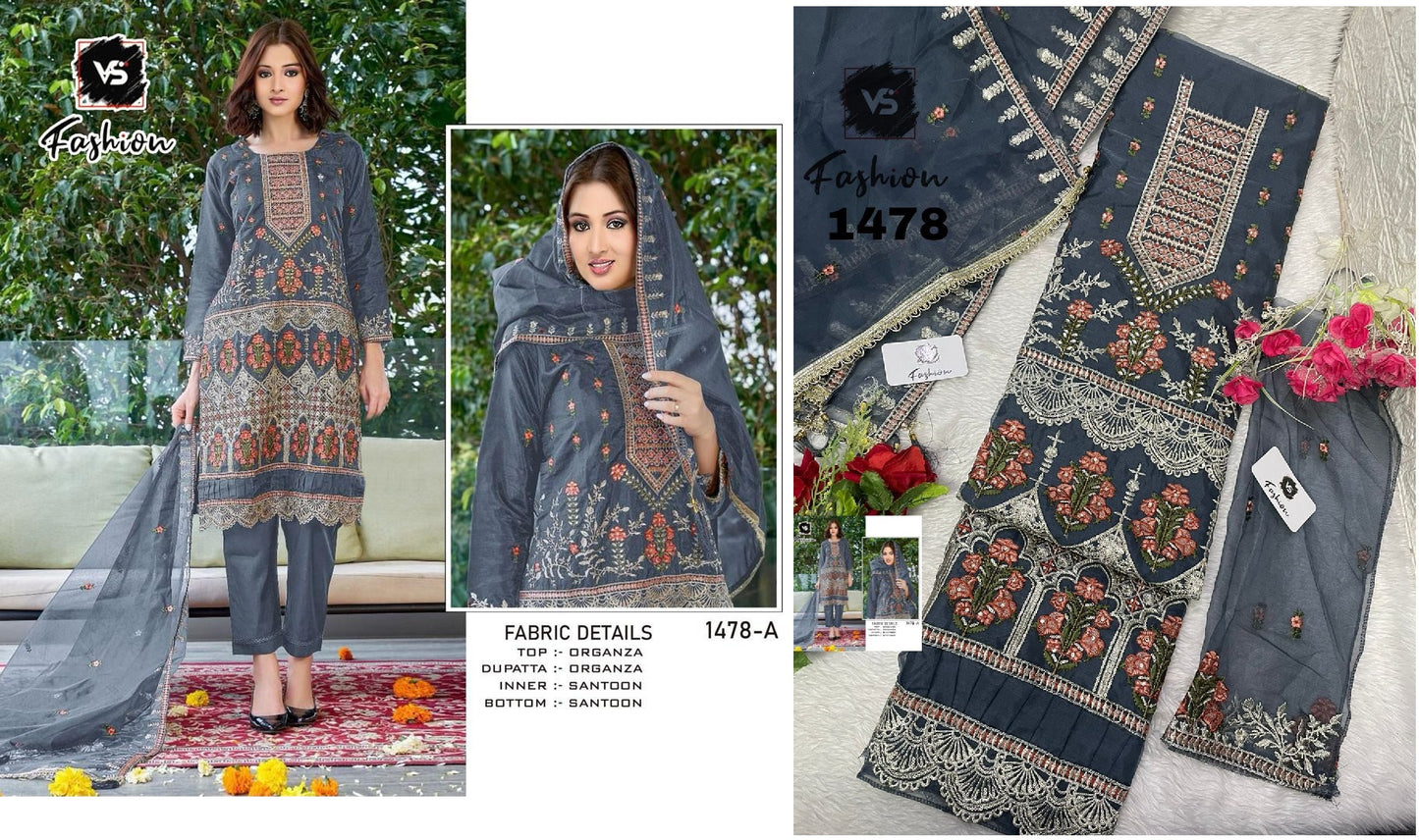 1478A Vs Fashion Pakistani Salwar Suits