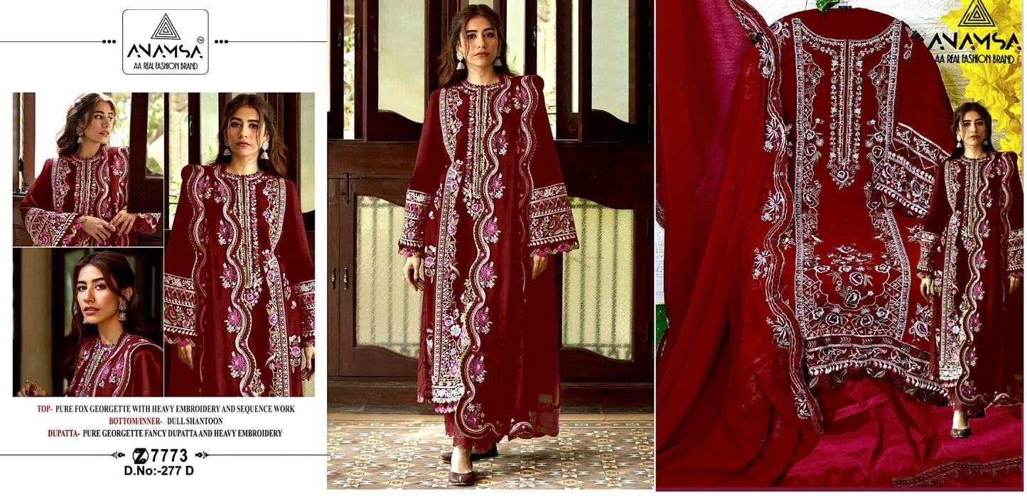 277D Anamsa Pakistani Salwar Suits