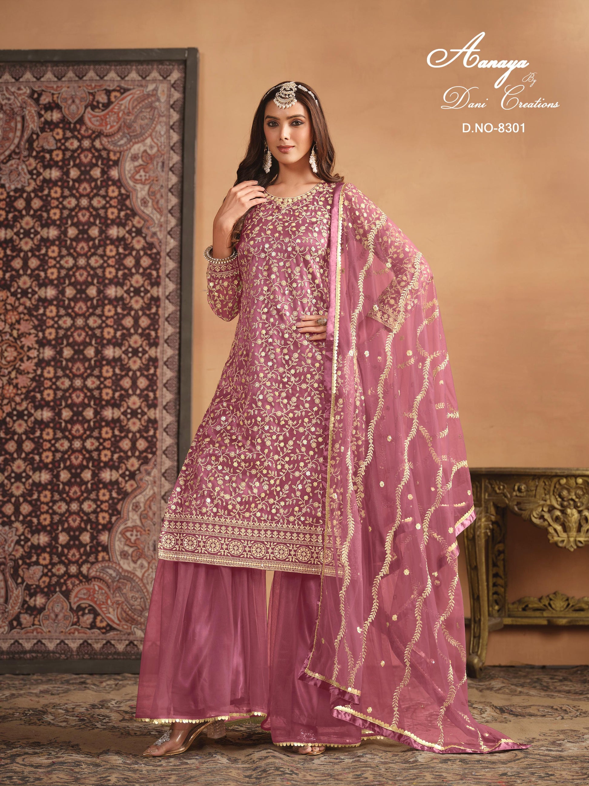 8301 Twisha Aanaya Vol 183 Dani Creation Unstitched Suits