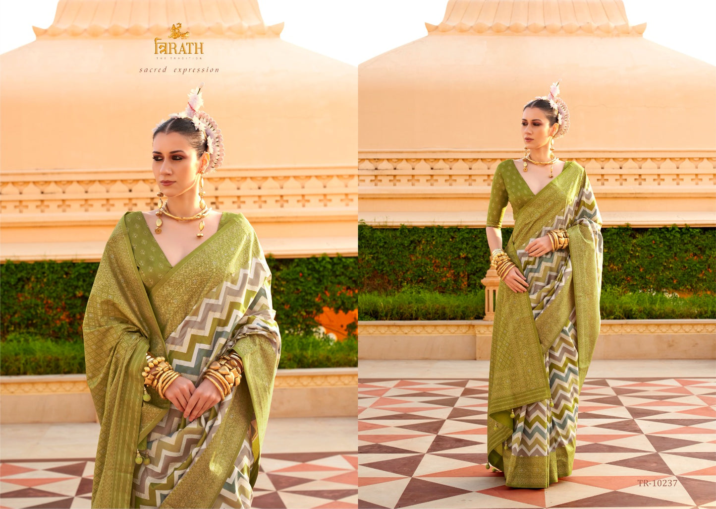 10237 Pratha Trirath Sarees