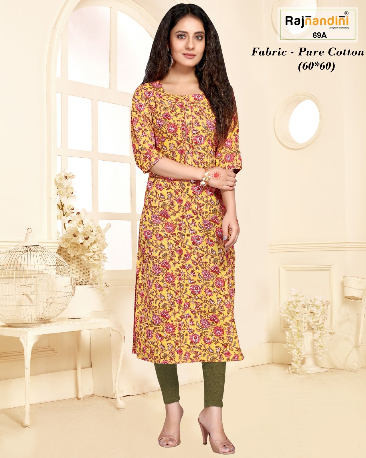 69A Aadhya Rajnandini Printed Kurti