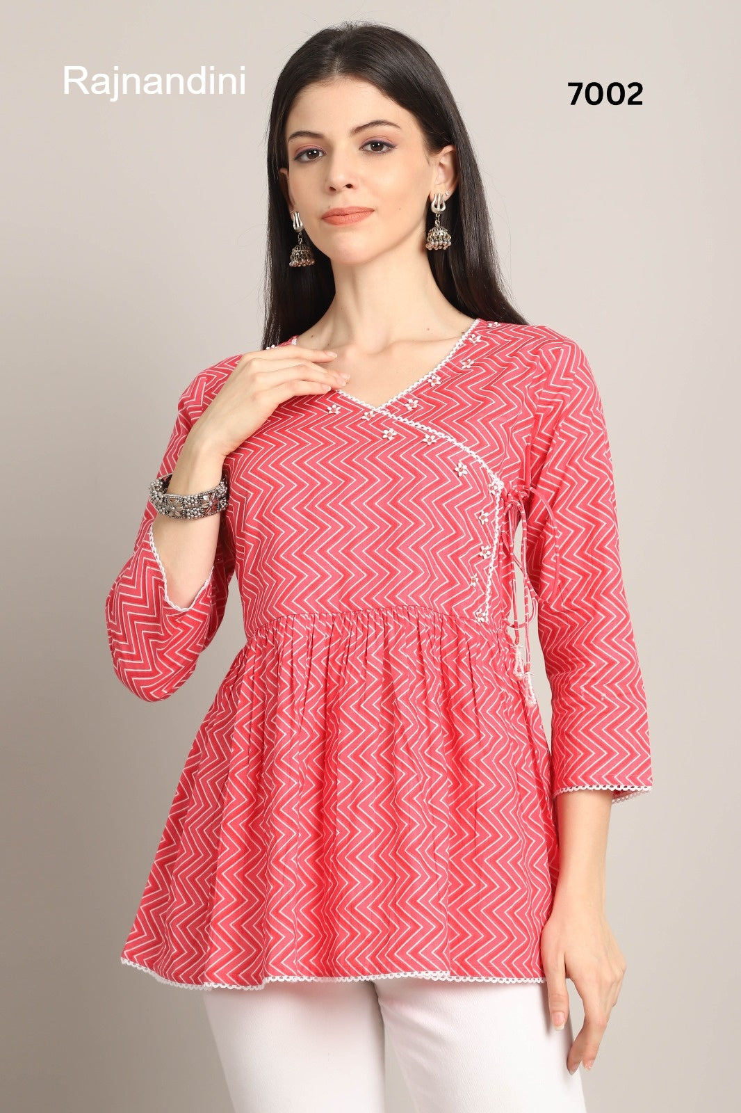 7002 Rajnandini Cotton Women Top
