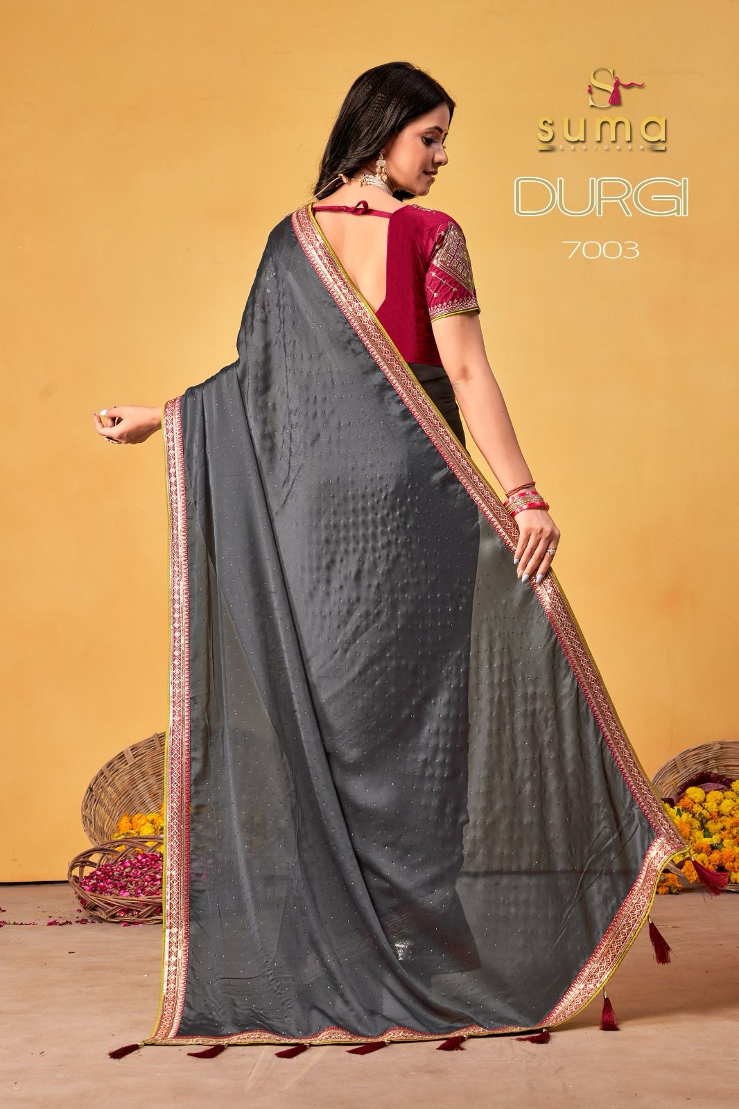 7003 Durga Suma Designer Rangoli Sarees