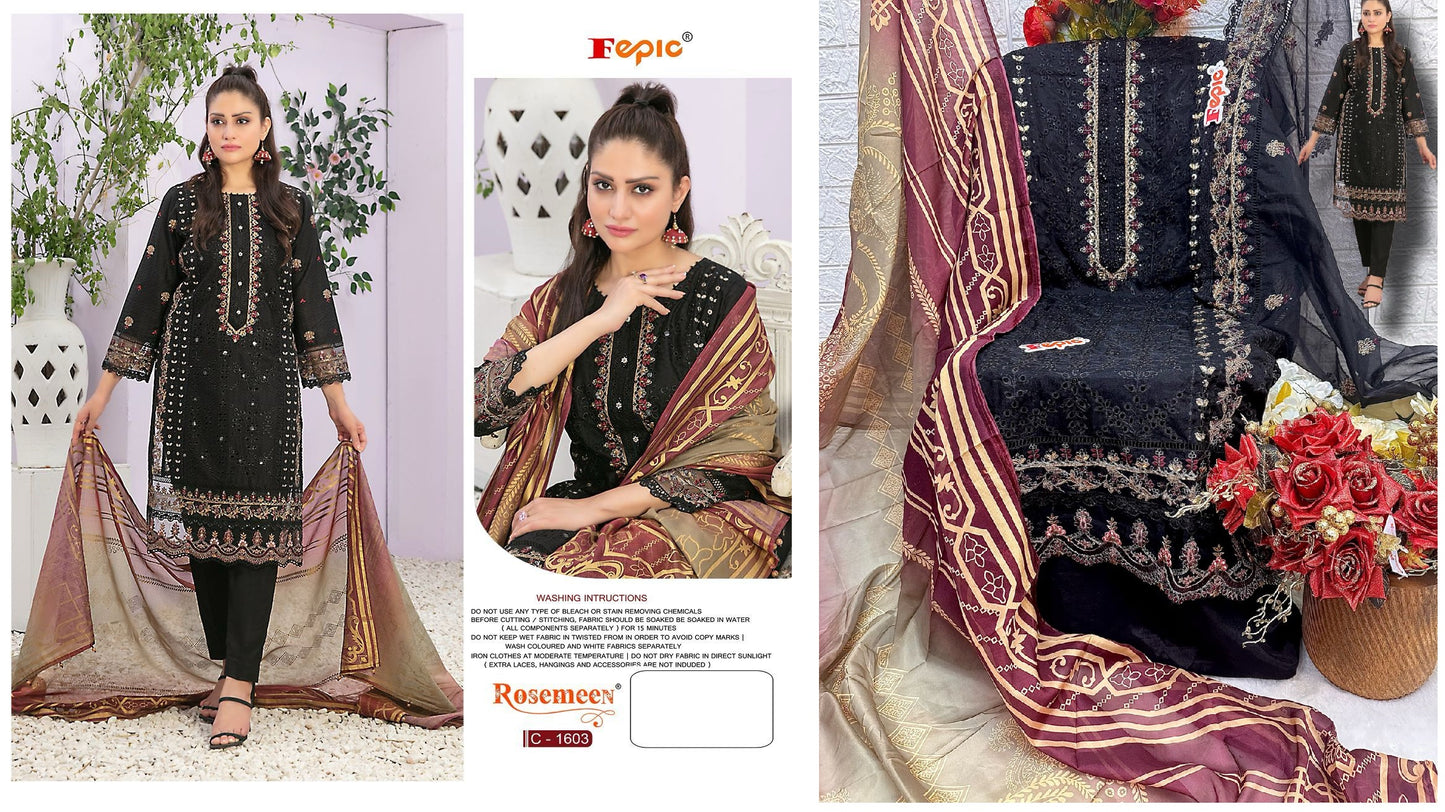 1603 Fepic Pakistani Salwar Suits