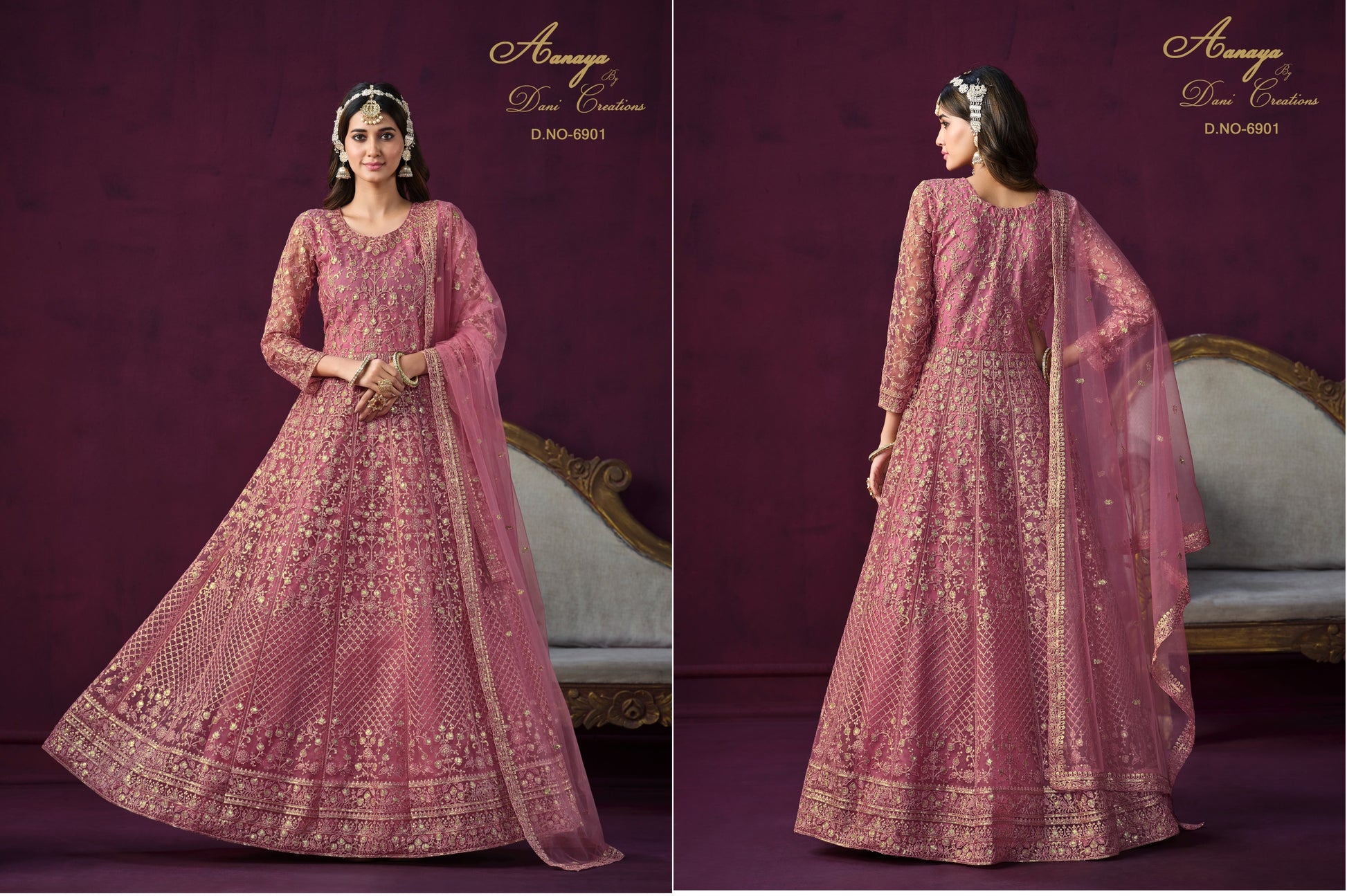 6901 Aanaya Vol 169 Twisha Unstitched Suits