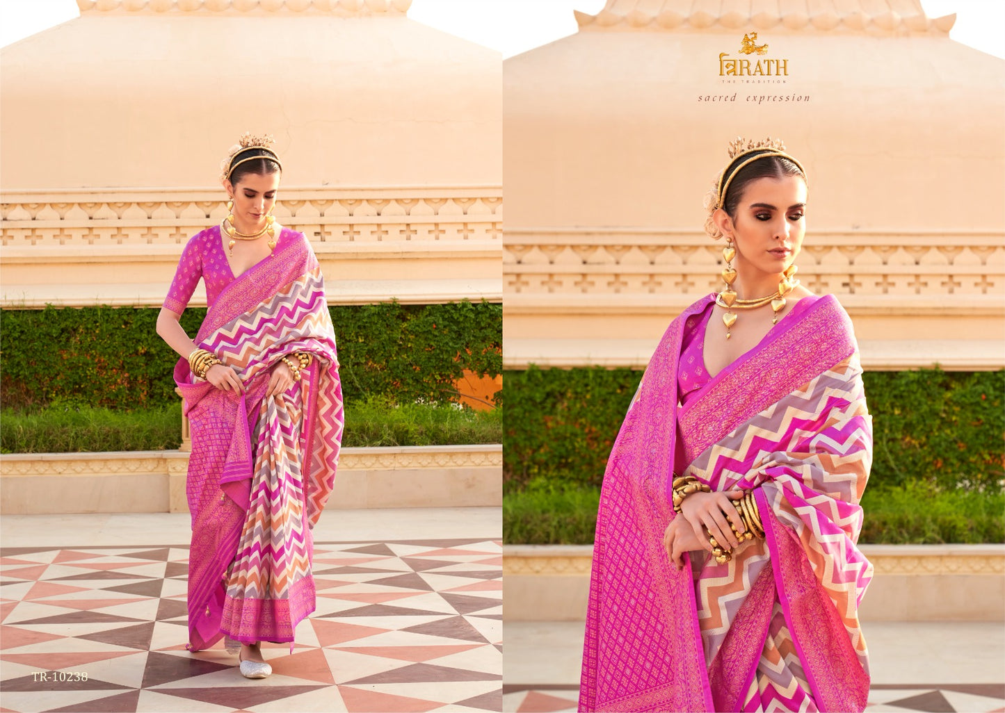10238 Pratha Trirath Sarees