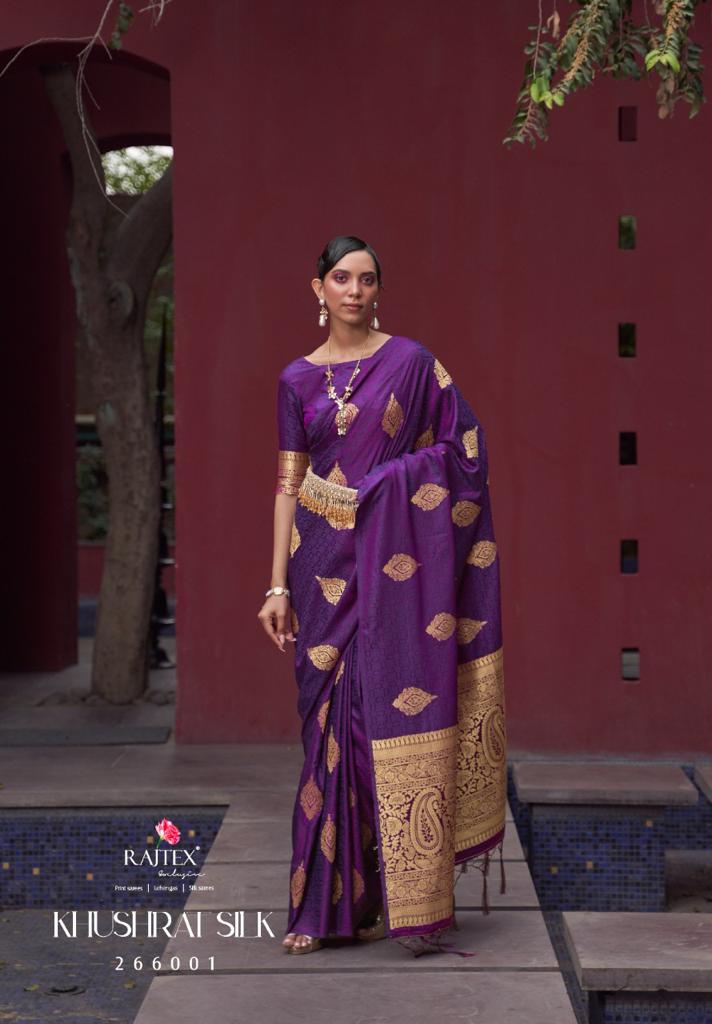 266001 Khushrat Silk Rajtex Sarees