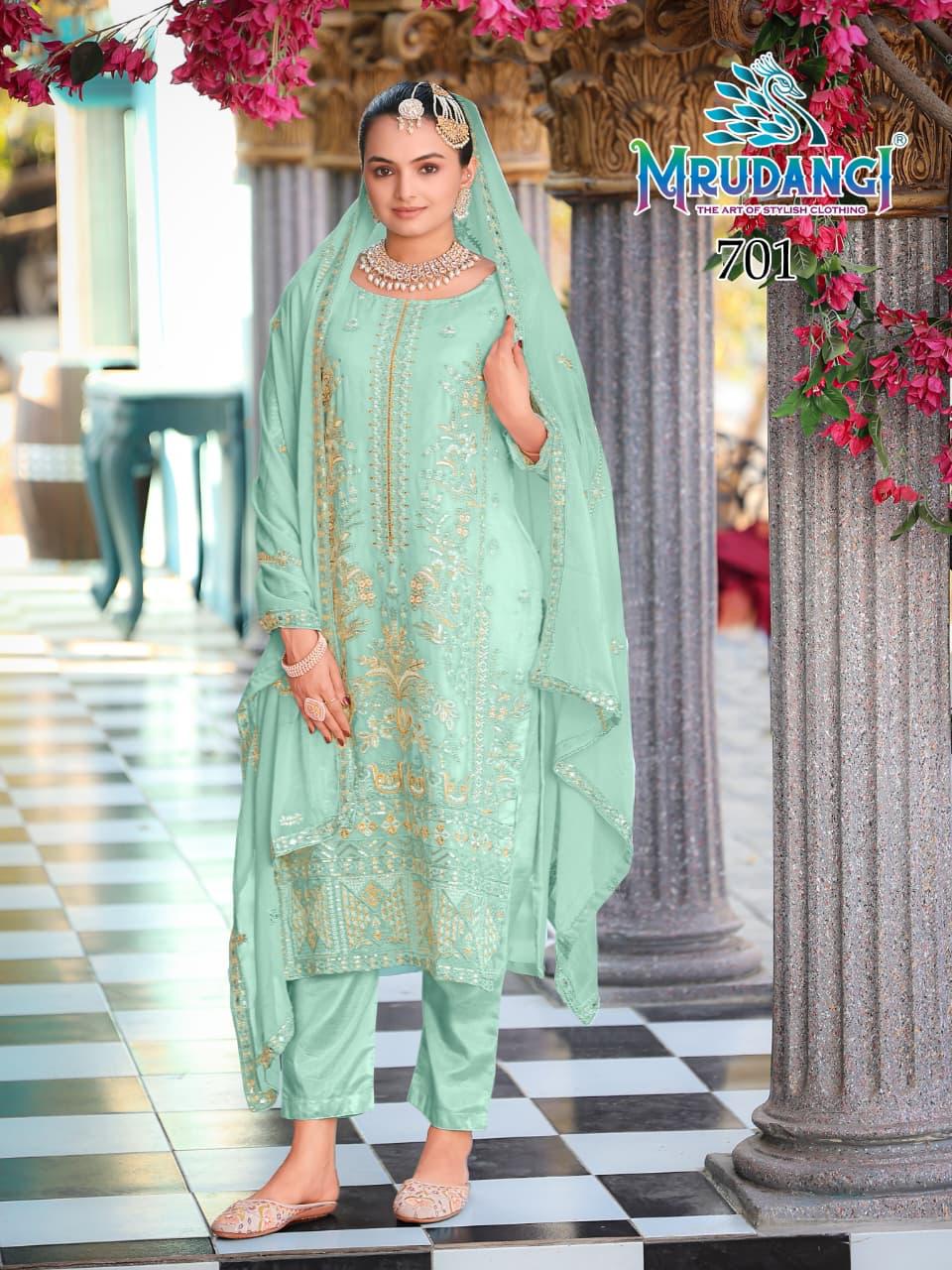 701 Roshni Mrudangi Georgette Readymade Suits