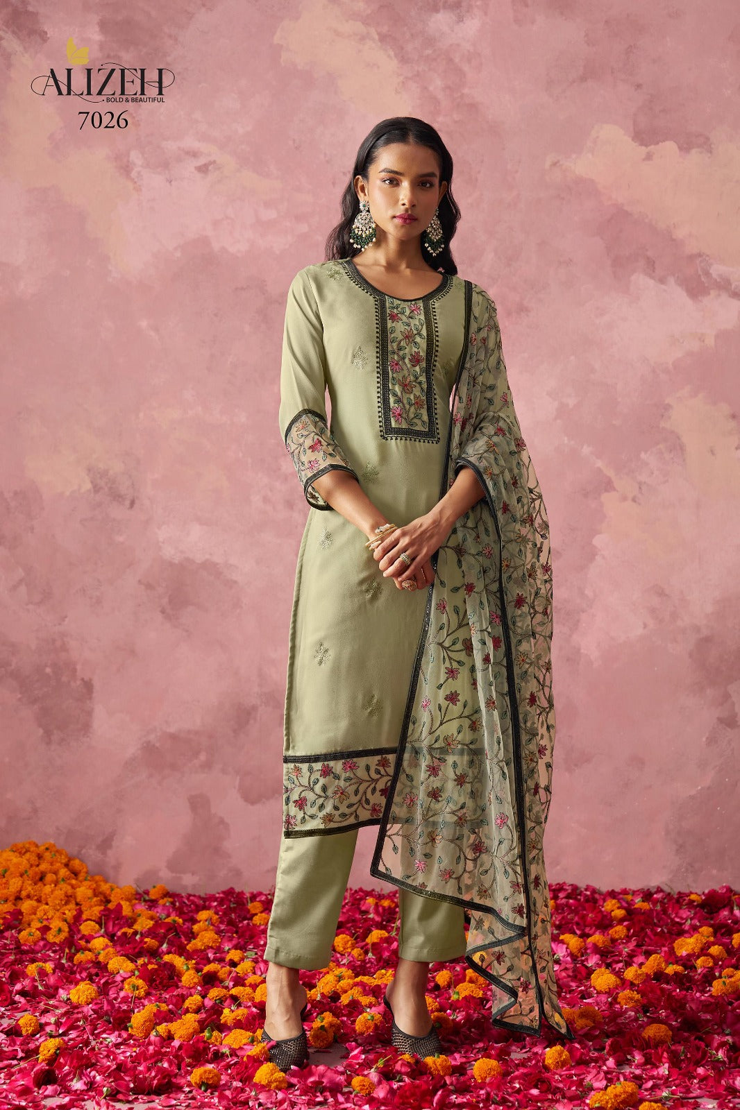 7026 Gulaabo Vol 2 Alizeh Georgette Readymade Suits