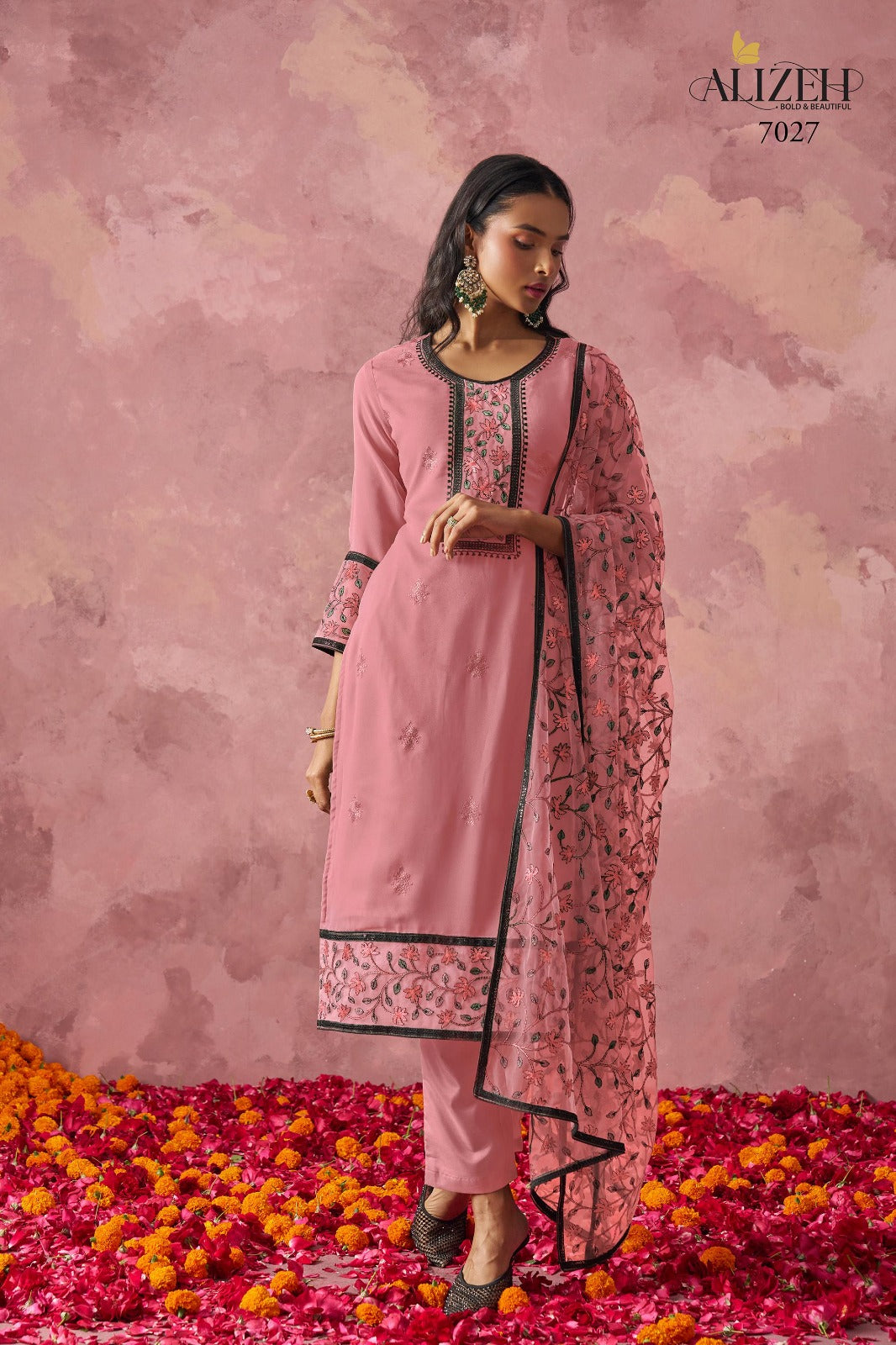 7027 Gulaabo Vol 2 Alizeh Georgette Readymade Suits