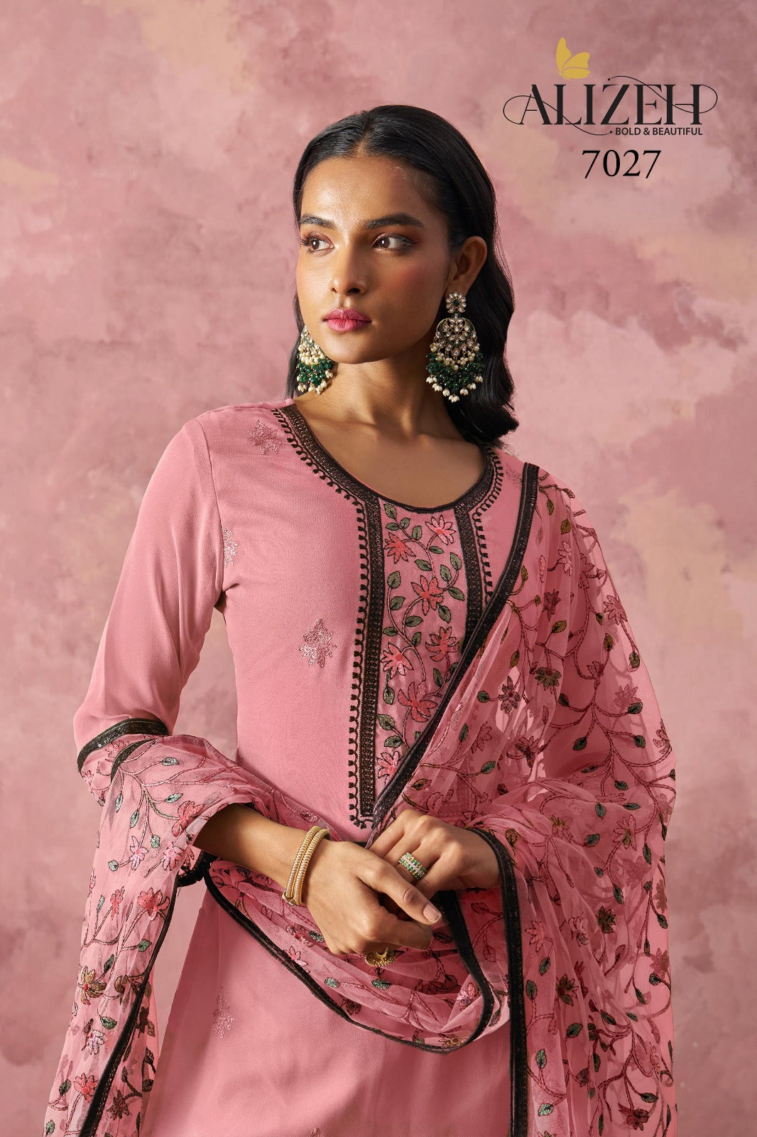 7027 Gulaabo Vol 2 Alizeh Georgette Readymade Suits