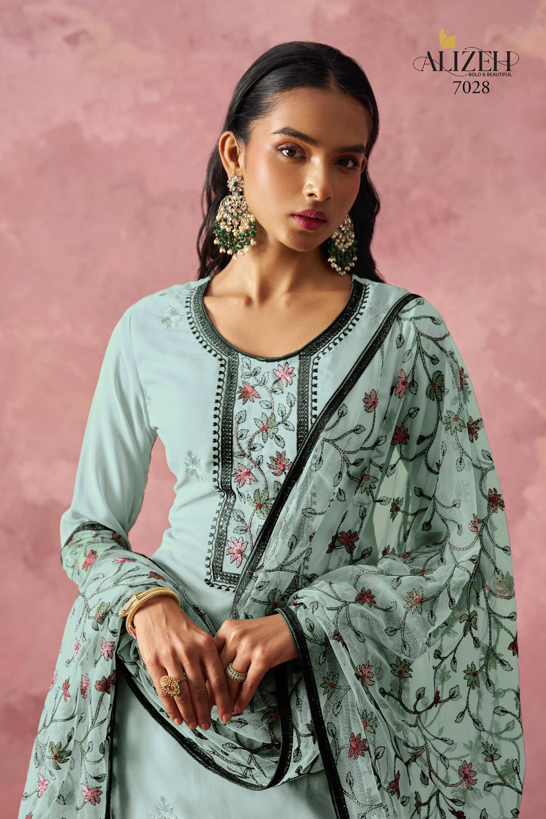7028 Gulaabo Vol 2 Alizeh Georgette Readymade Suits