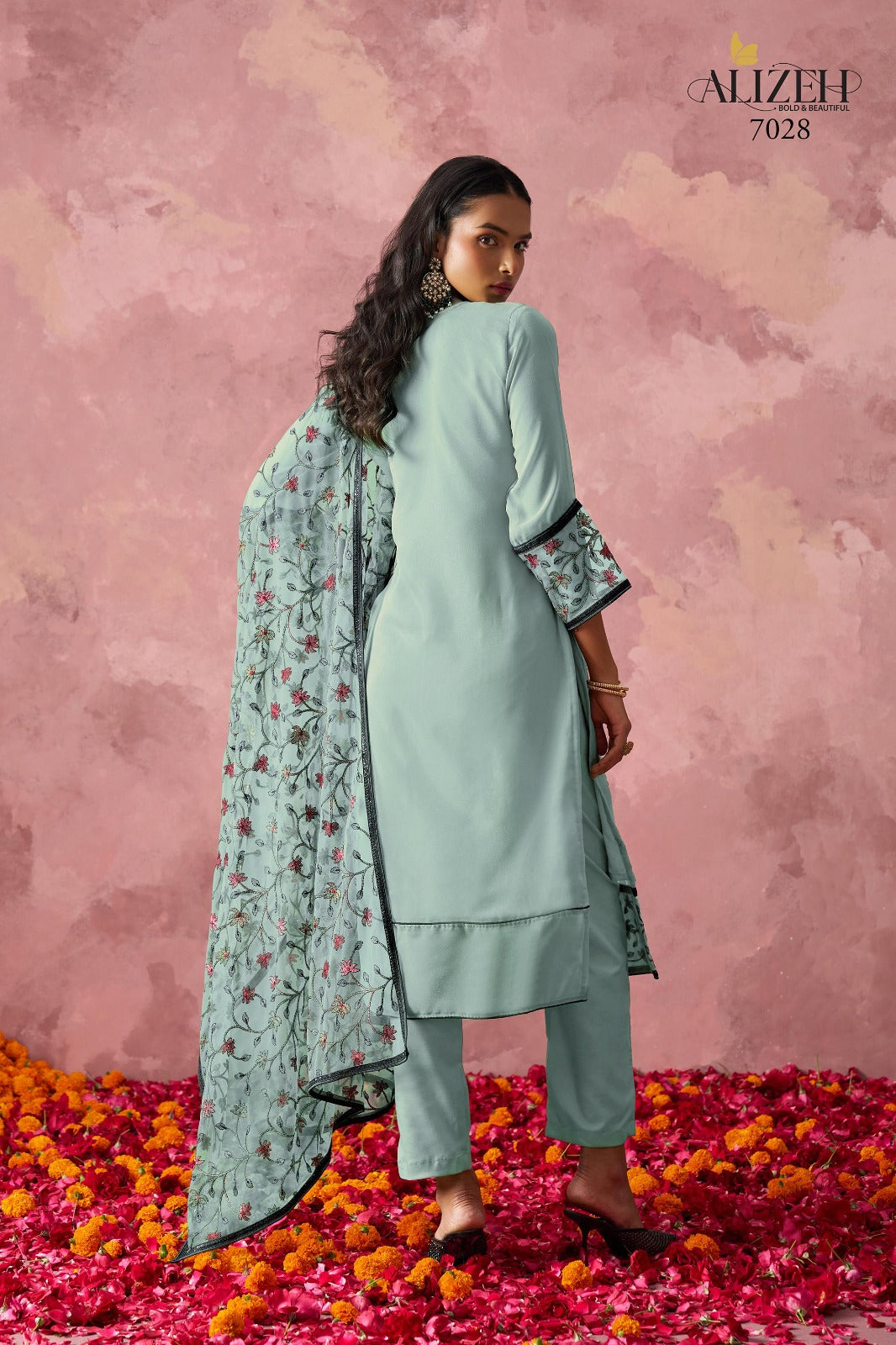 7028 Gulaabo Vol 2 Alizeh Georgette Readymade Suits