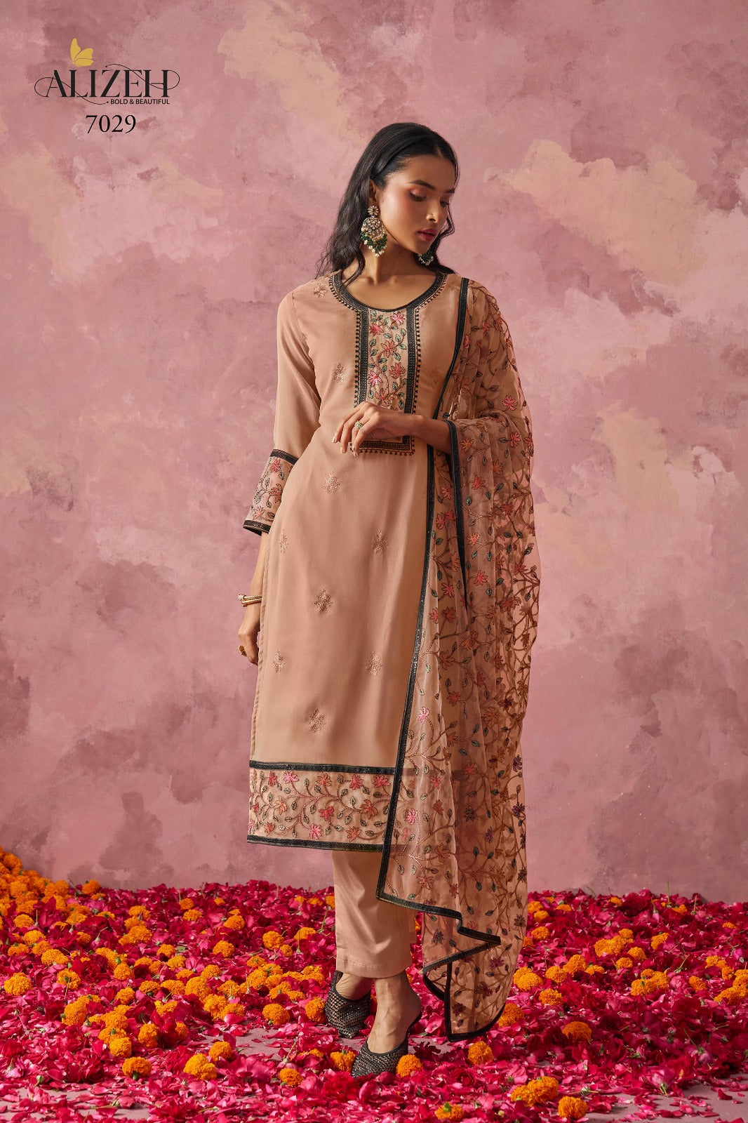 7029 Gulaabo Vol 2 Alizeh Georgette Readymade Suits